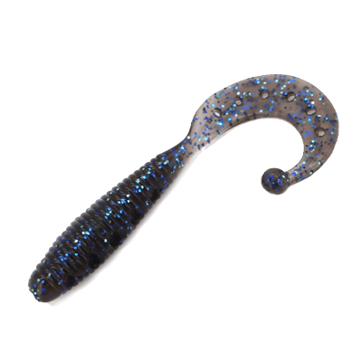 软饵卷尾德州爆钓鲈鱼