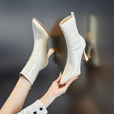 尖头高跟鞋女2025年新款秋冬时尚