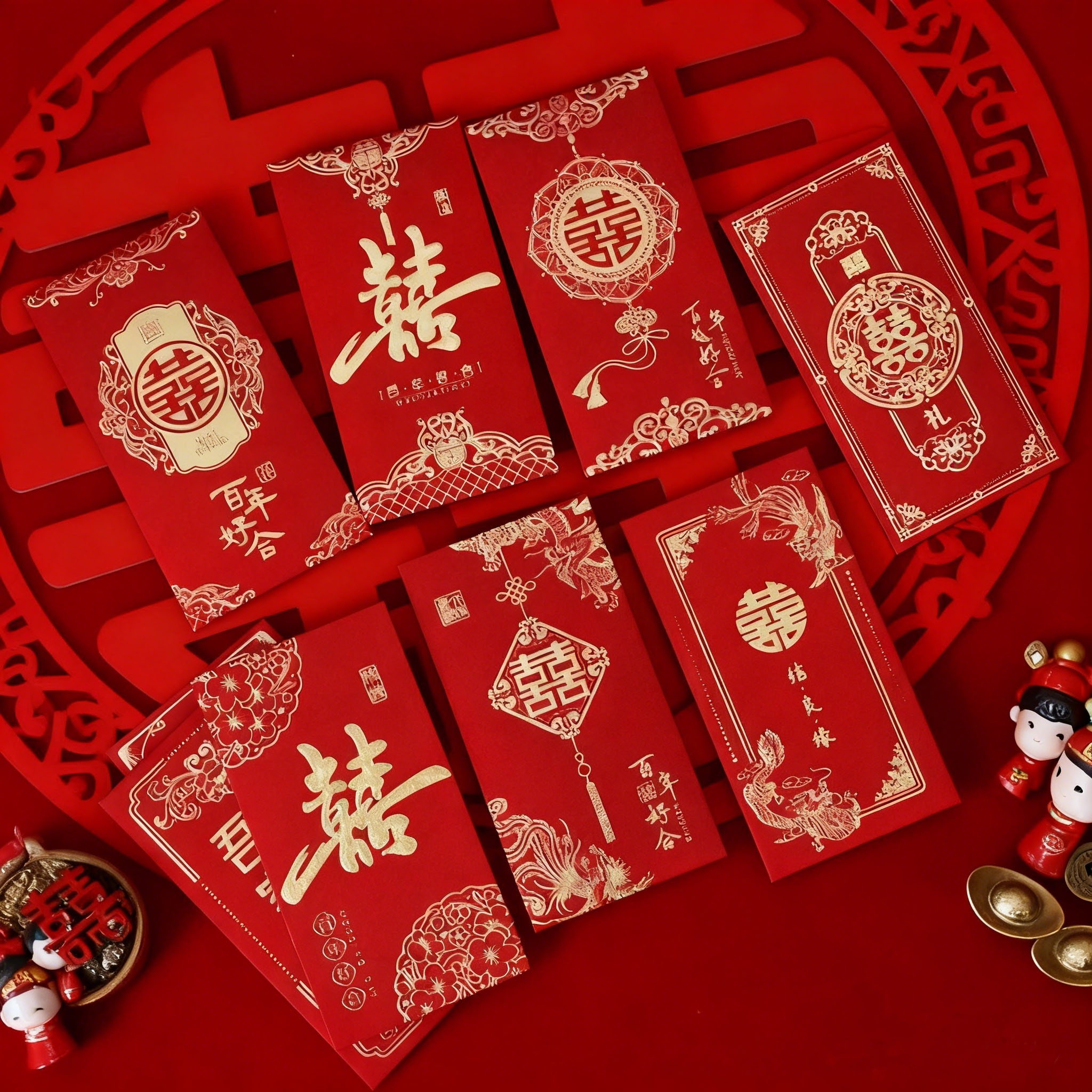 结婚专用红包2026新款高档新婚包图片