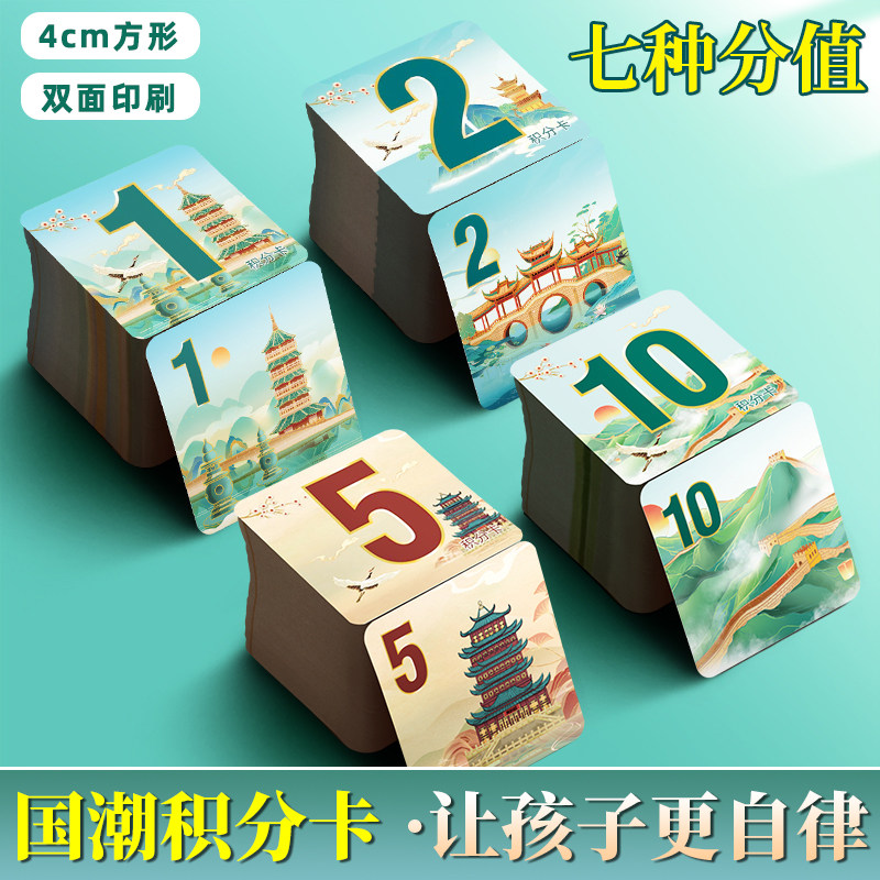 国潮创意集分卡集分鼓励神器