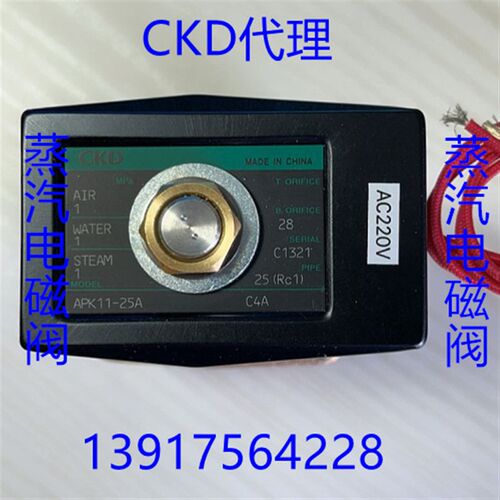 蒸汽电磁阀APK11-8A/10A/15A/20A/25A-C4A-C3A-C4N-AC220V-DC24V