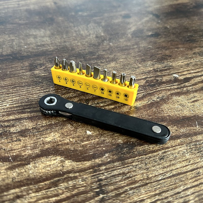 古董工具!值得拥有!荆棘轮扳手套装修手机钟表螺丝刀小起子批头