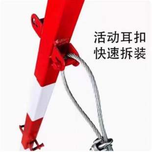 钢结构生命线支架安全绳支架钢结构防坠落立杆 钢结构安全绳支架