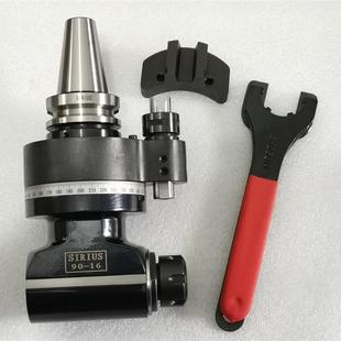 加工中心a侧铣头CNC90度角度头钻孔攻牙铣削ER直角动力头BT40BT50