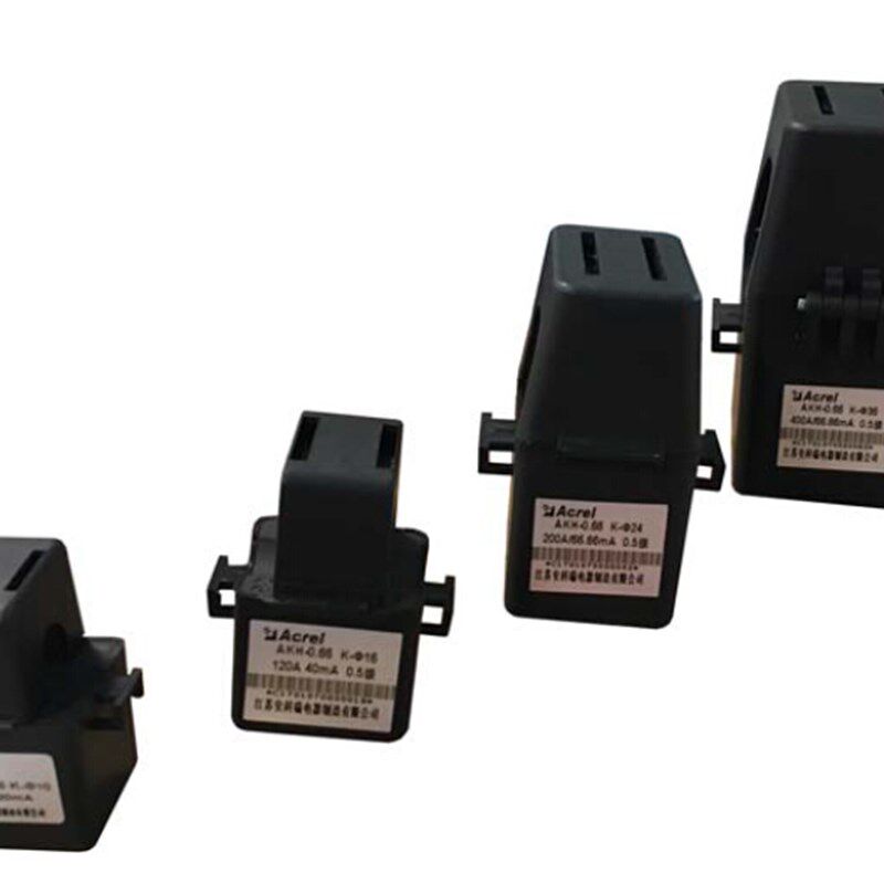 安科瑞开口式导轨电流互感器AKH-0.66/K-10 10A/5mA 50A/20mA