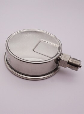 蒸汽 防腐 耐高温 氨气 不锈钢耐震压力表 YN100BF 10bar G1/2