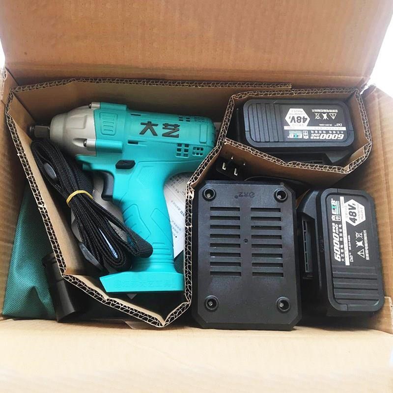 大艺电动扳手48V88V无刷扳手套筒扳手汽车木工架子工脚手架电板手