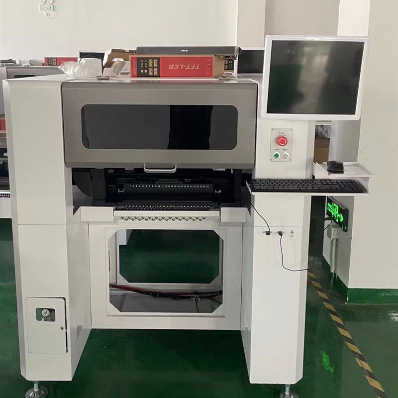 HW-T4-50F小型贴片机桌面4头全自动贴装机SMT高速视觉国产打样THT