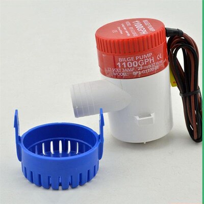 渔船游艇快艇12/24V直流舱底泵潜水泵排水泵350/500/750/1100GPH