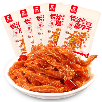 思乡山香辣魔芋干湖南特产长沙魔芋丝特产麻辣零食素毛肚即食小吃