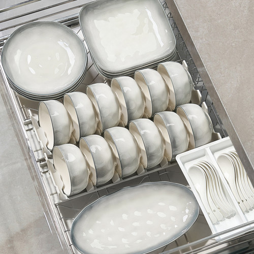 高级感餐具套装碗碟套装高颜值