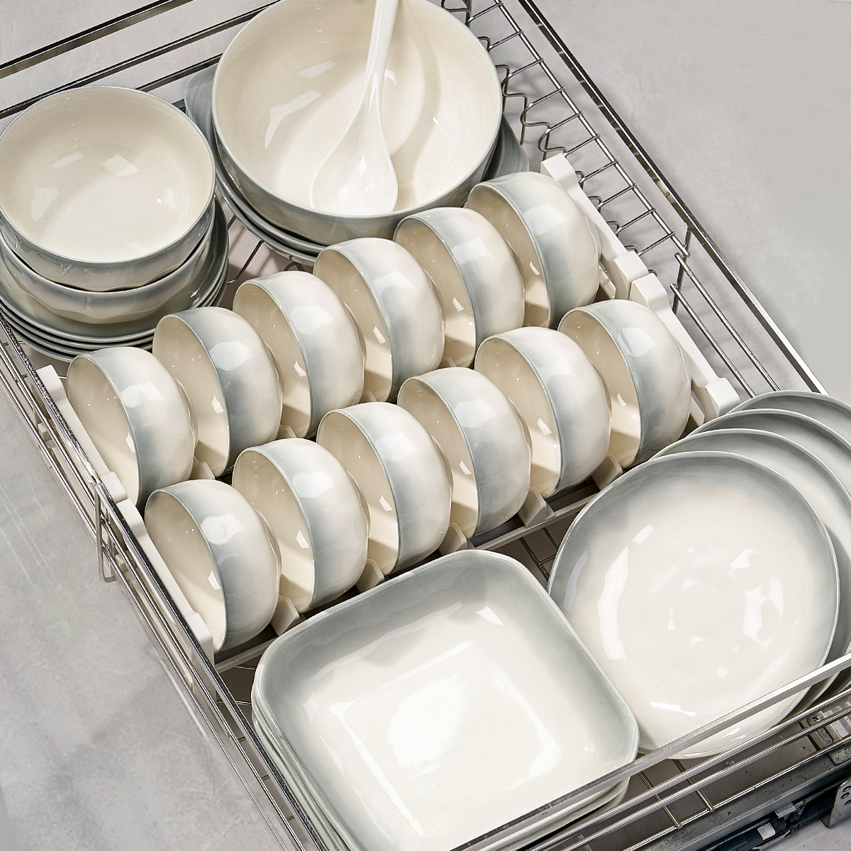 高级感碗碟套装家用餐具2025新款碗盘子高颜值乔迁新居碗筷碗具