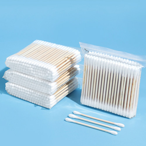 《棉签/日用/袋装AA1sn001-双圆头掏耳棉签化妆卸妆用卫生清洁棒