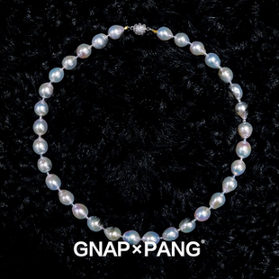 GNAPxPANG 极光大颗粒巴洛克珍珠项链嘻哈男 JEWELRY露鸣春山月