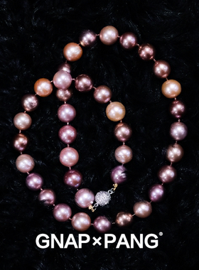 北地绵羊金爱迪生正圆珍珠项链