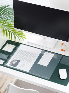 多功能办公桌垫超大号鼠标垫备忘写字台垫电脑键盘垫照片书桌垫子