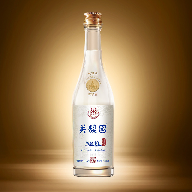 关馥园陈酱40大金奖纪念酒53度纯粮食酱香型白酒500ml送礼收藏