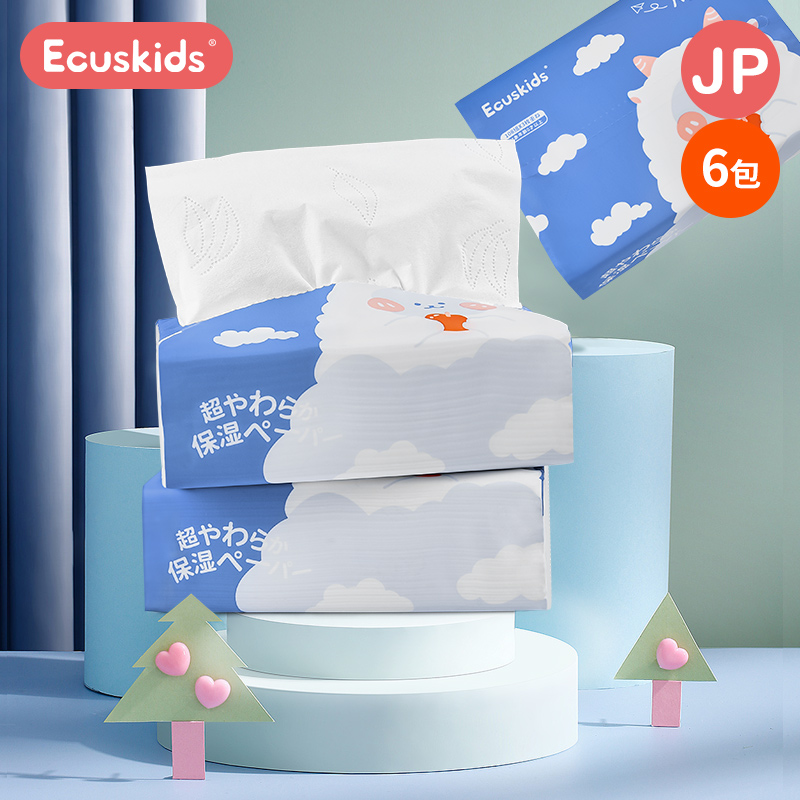 日本进口爱卡思ecuskids新生宝宝专用便携超柔大包云柔巾108抽*6|ruв категории подгузник/шампунь/вскармливать/тележка кроватью, салфетки - от Buy2taobao.com для оказания профессиональной услуги покупки агента Taobao