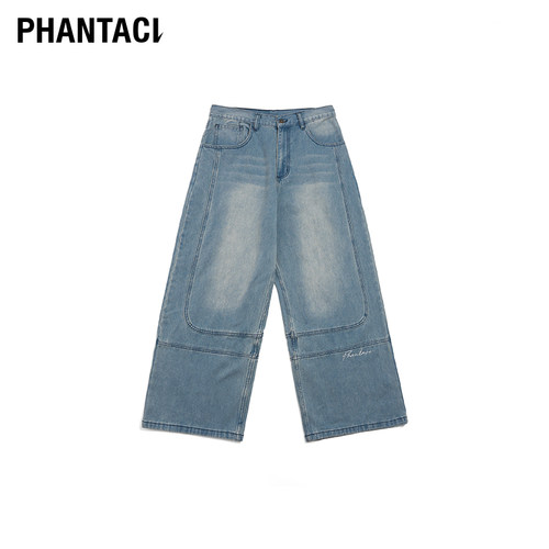 PHANTACi范特西 周杰伦潮牌 2024夏季新品潮流牛仔裤 男女同款
