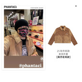 JACKET做旧感夹克外套 WORK 周杰伦同款 PHANTACI2025秋冬STAR