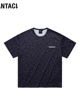 PHANTACi范特西 周杰伦潮牌 VORTEX 黑紫色夏季短袖T恤男女款