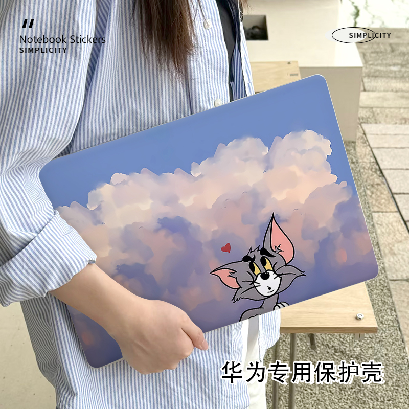 猫和老鼠卡通华为matebookD16保护壳适用13寸笔记本14S电脑Xpro外壳荣耀magicbook14磨砂16S透明D14SE保护套