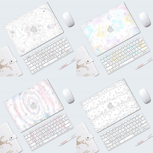2026款炫彩星星苹果macbookpro14保护壳适用Air15.3寸笔记本Pro16电脑air13.6英寸外壳M5/M4防摔12/11保护套