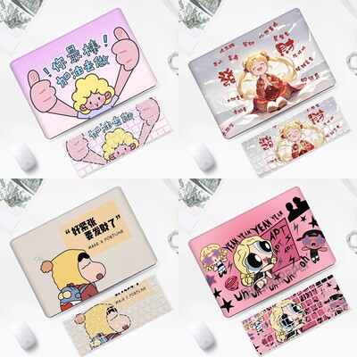 2024新款适用华为matebook14保护壳16S笔记本女D14电脑13寸外壳D16SE版卡通荣耀magicbook14Pro贴纸14S保护套