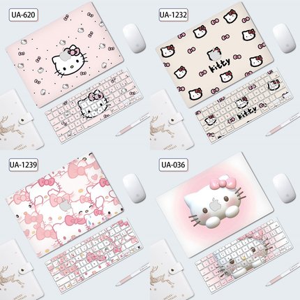 HelloKitty苹果macbookpro14保护壳适用新款air13.6笔记本Pro16电脑Air15.3防摔M3/M4外壳pro13.3可爱保护套