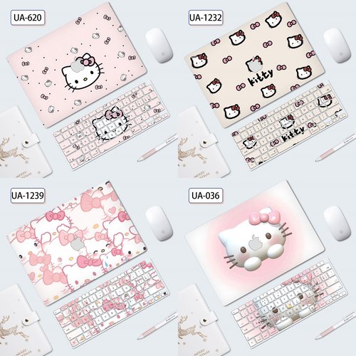 HelloKitty苹果macbookpro14保护壳适用新款air13.6笔记本Pro16电脑Air15.3防摔M3/M4外壳pro13.3可爱保护套