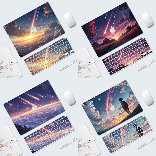 2026款流星雨苹果macbookair15.3寸保护壳适用Pro16笔记本M5/M4电脑Air13.6寸外壳防摔pro14磨砂Neo13保护套