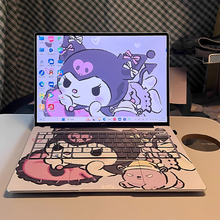 笔记本电脑贴纸女惠普星14pro苹果macbook13华硕天选2 15.6寸可爱全套贴膜联想小新pro16拯救者Y9000P保护膜