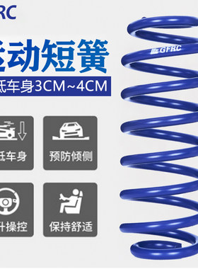 gfrc短弹簧改装避震适用马自达3