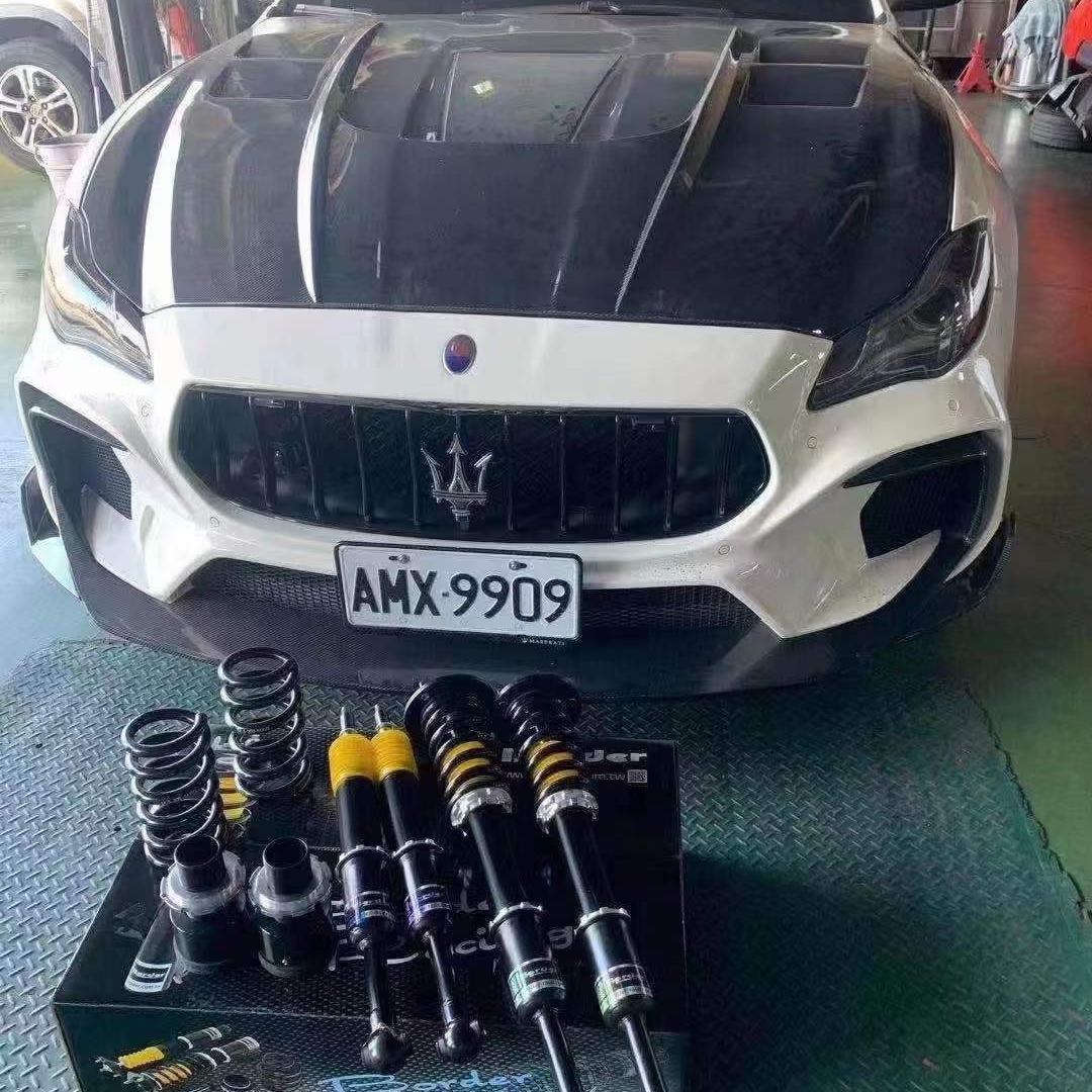 border 博德绞牙避震减震适用于玛莎拉蒂 总裁 高低软硬可调改装