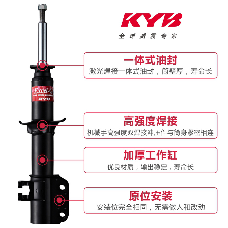 原厂减震器更换的首选方案 出色的稳定性