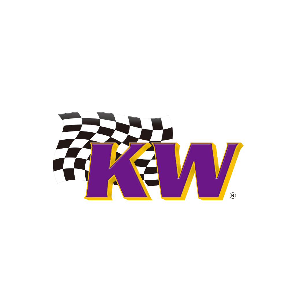KW V3绞牙避震 车贴 LOGO 车饰镂空车贴 V1 V2 ST 汽车周边改装