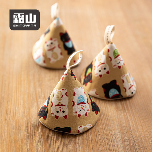 霜山日式布艺防烫厨房抓可悬挂