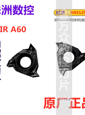 株洲哈德斯通数控内螺纹刀粒11IR A60 100 125 150ISO HS5125牙刀
