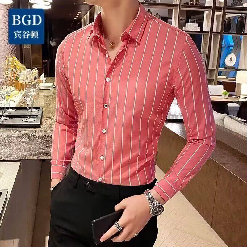 男款衬衫春季宽松小众设计感上衣男生潮流百搭休闲外套开衫长袖潮