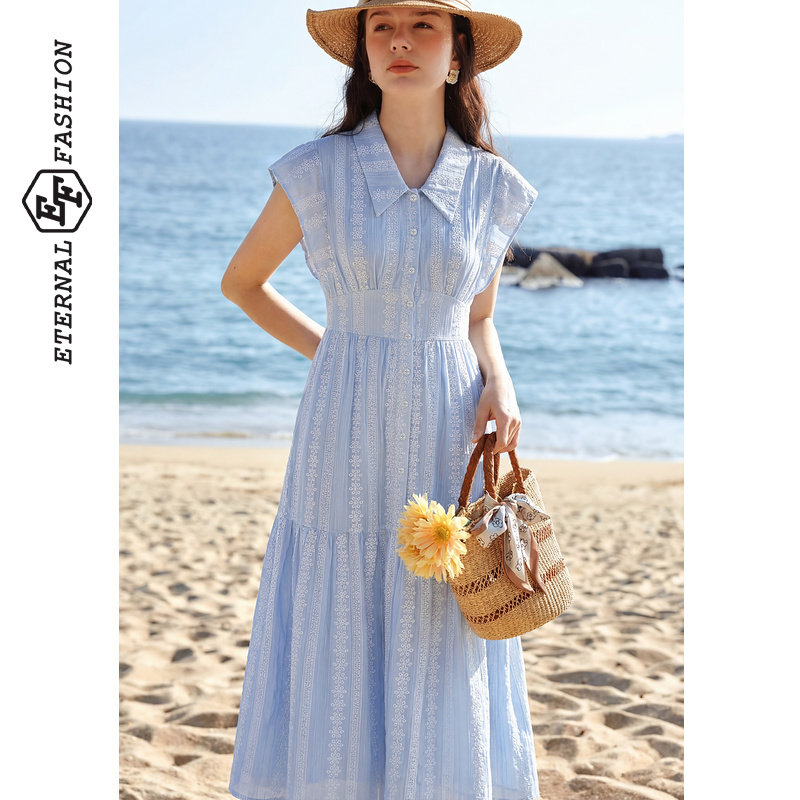 夏季新款显瘦连衣裙女