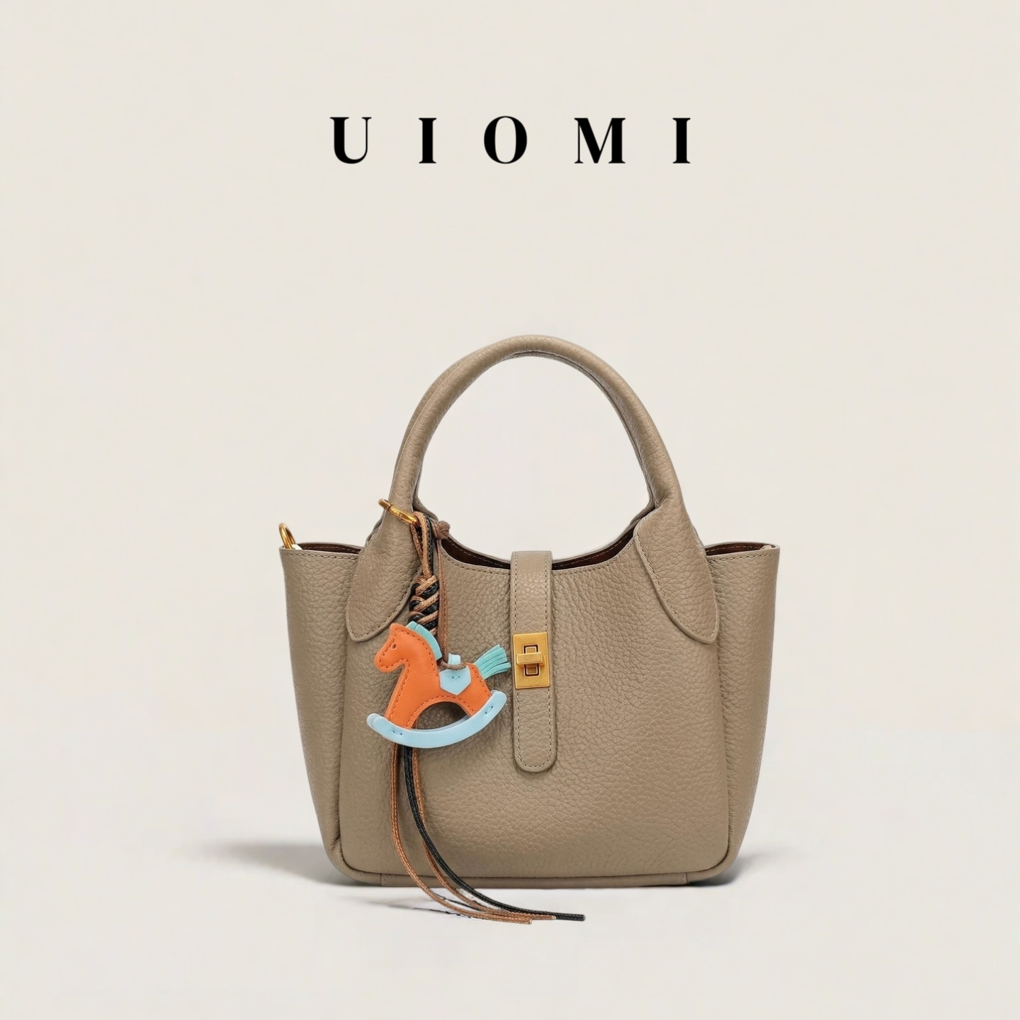 2026新款真皮时尚百搭手提包高级感大容量休闲单肩斜挎包菜篮子包