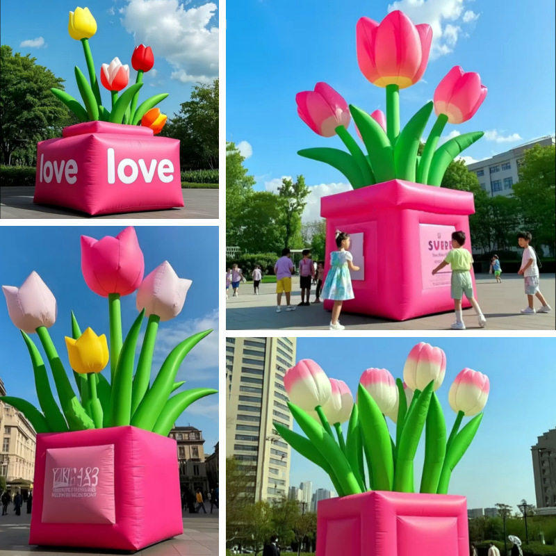 充气花朵花盆气模户外大型春季装饰景区花卉造景创意美陈音乐节,节庆用品/礼品,充气气模,淘宝优惠券,粉丝福利购,淘宝优惠卷