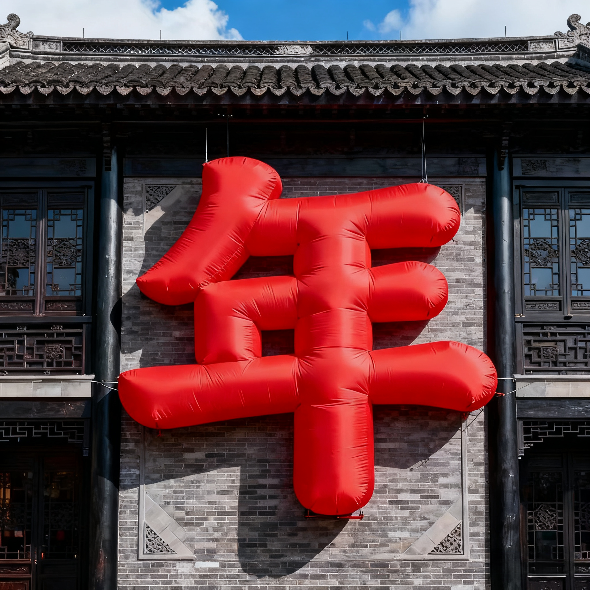 2026新年户外年字气模定制