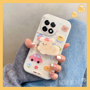 适用一加13手机壳ace5pro/3波点ace2小狗12带支架的3v竞速版2v防摔11韩风10pro卡通9r可爱9rt情侣8女网红超火