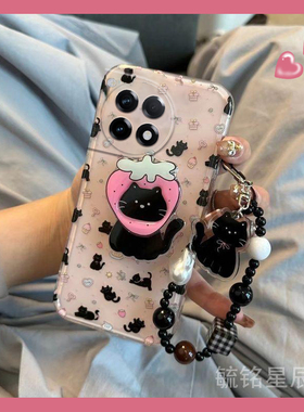 适用一加13手机壳ace5pro/3新款ace2黑色12小猫3v竞速版2v带支架11挂绳10pro防摔9r高级感9rt硅胶8/8t/7/6/5