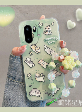 适用一加15手机壳13/t/1+Ace6/ace5竞速版6T/3新款ace2绿色12躺平猫咪3v竞速版2v可爱11小狗10pro透明9r硅胶