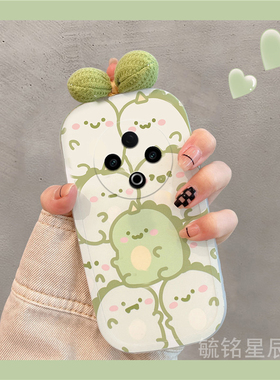 适用vivoy500手机壳y300pro/y200gt新款y100i透明y100+/c/t可爱y97十y93s绿色y85恐龙y83蝴蝶结y81s小众diy的