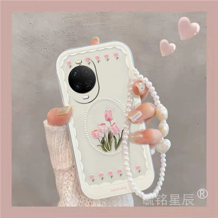 适用华为nova15pro手机壳14/12活力版11ultra星耀版13pro新款10se郁金香9花朵8简约7挂绳6手腕带5i防摔5z透明