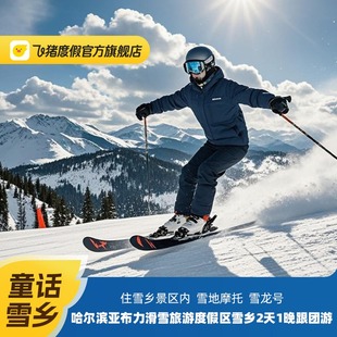 哈尔滨2天1晚跟团游 中央大街雪乡亚雪盘山公路马拉爬犁
