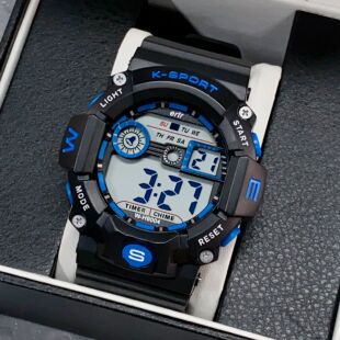 新款 手表男女学生炫酷夜光防水闹钟日期计时多功能运动电子表显示